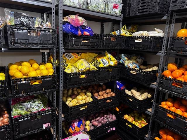 Fresh produce ready for community support